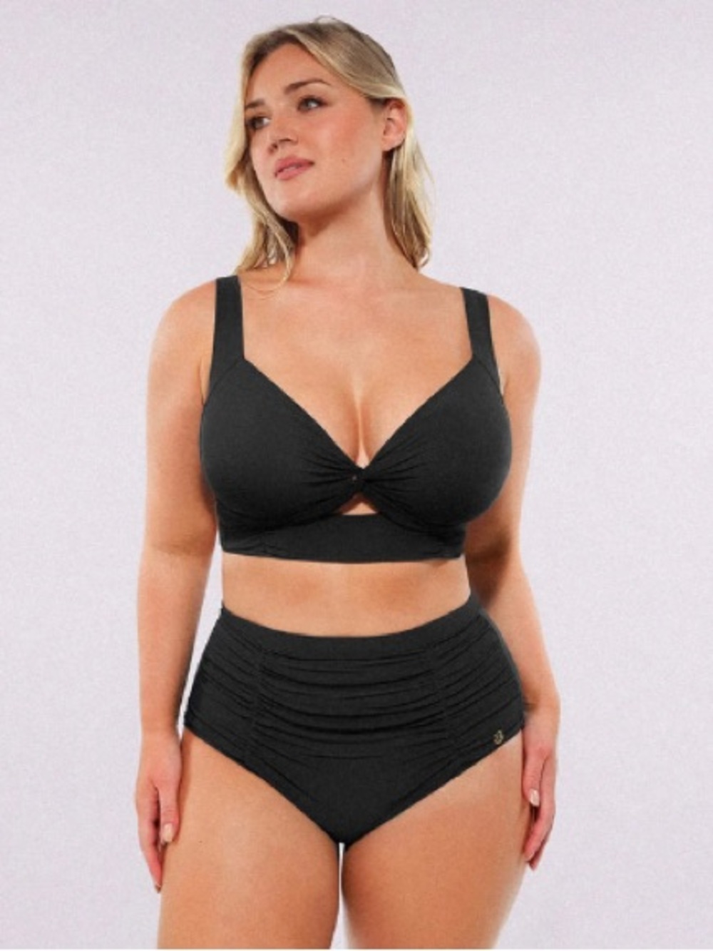 Shapellx Smart Sculpt™ Twist-Front High-Waisted Bottom Medium - Picture 3 of 3